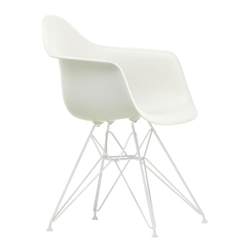 Cadeira de Braços em Plástico Eames DAR / Base Branca